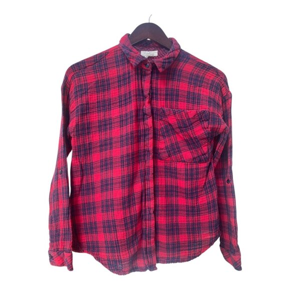 Women's Flannel button-down shirt from the brand Love Notes size Small - Picture 3 of 10